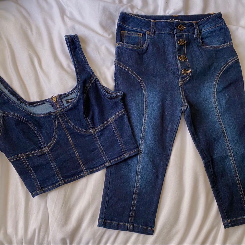 jean matching set 👖
